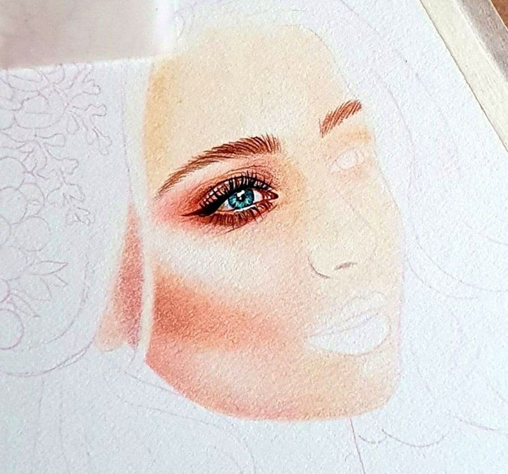 Tuto Dessiner Un Portrait De Jeune Fille Avec Des Crayons De Couleur