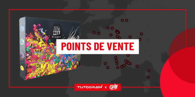 DrawBox Dragon Points de vente GRIF Beaux-Arts