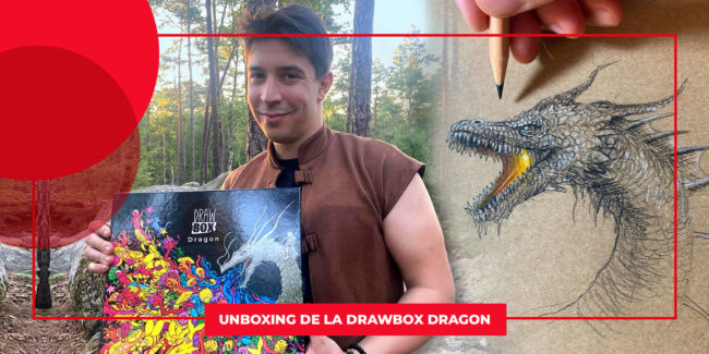 Unboxing de la DrawBox Dragon TutoDraw x GRIF Beaux-Arts