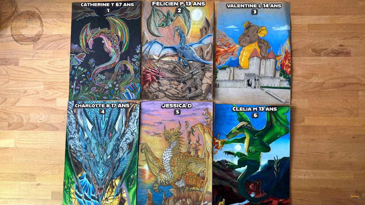 Résultats des Concours de dessins de la DrawBox Dragon : à vous de voter !