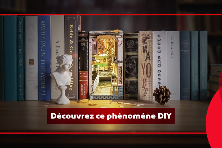 Book Nook DIY Puzzle 3D pour bibliothèque